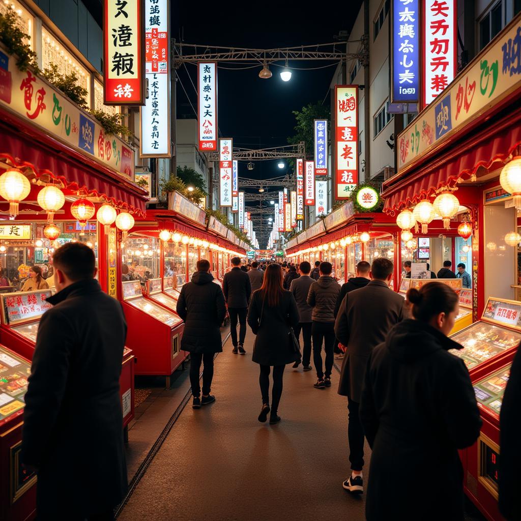 Festive Matsuri Games Stalls