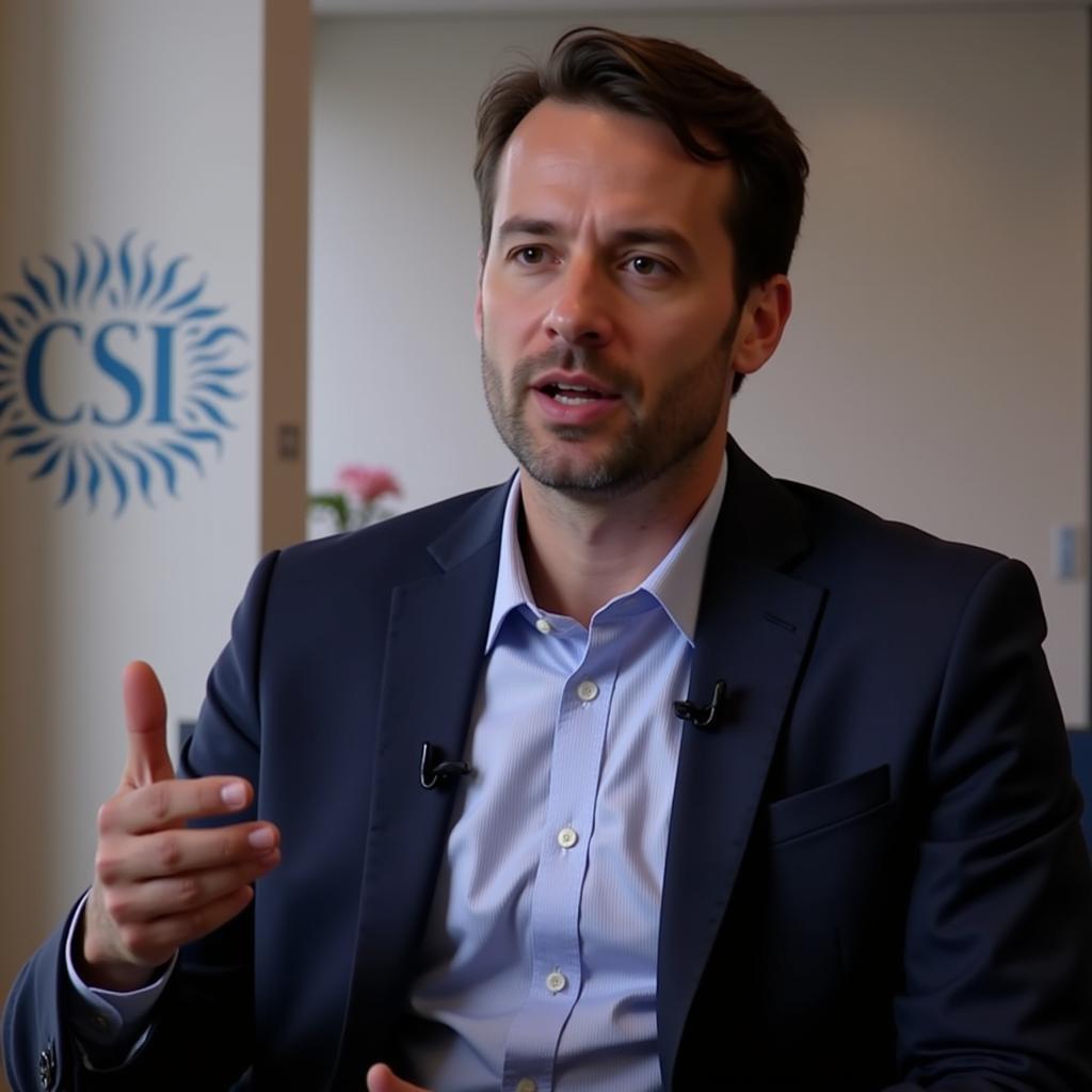 Matthew Matthijs, Senior Fellow at CSIS