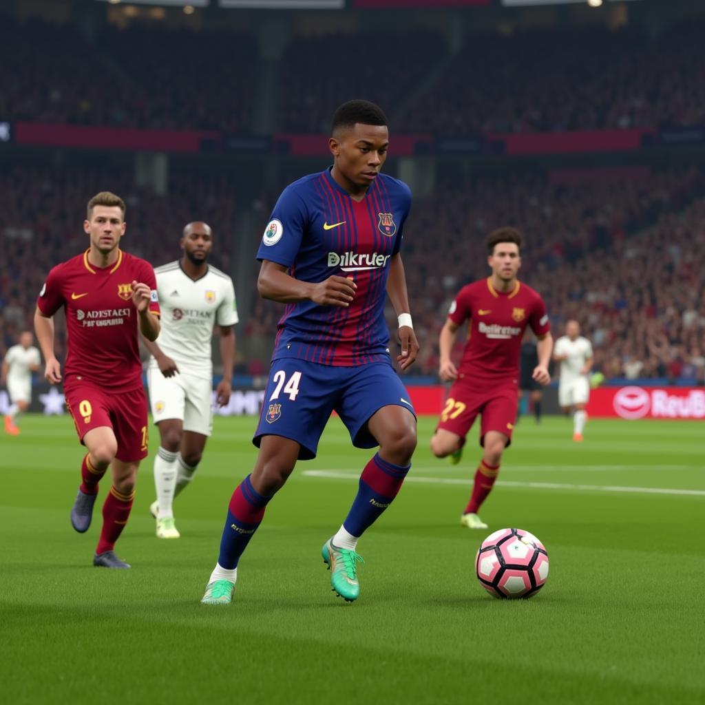 Kylian Mbappe in FIFA 19 Gameplay