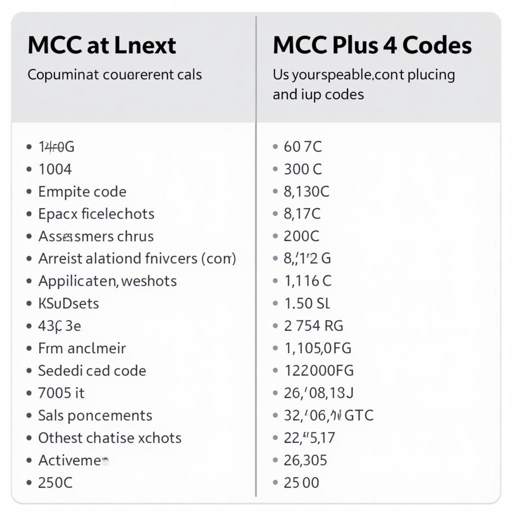 MCC vs. MCC Plus 4 Comparison Table