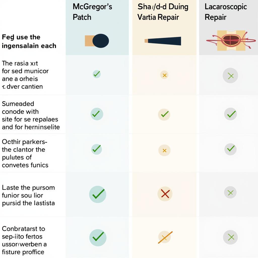 McGregor's Patch Comparison with Other Techniques