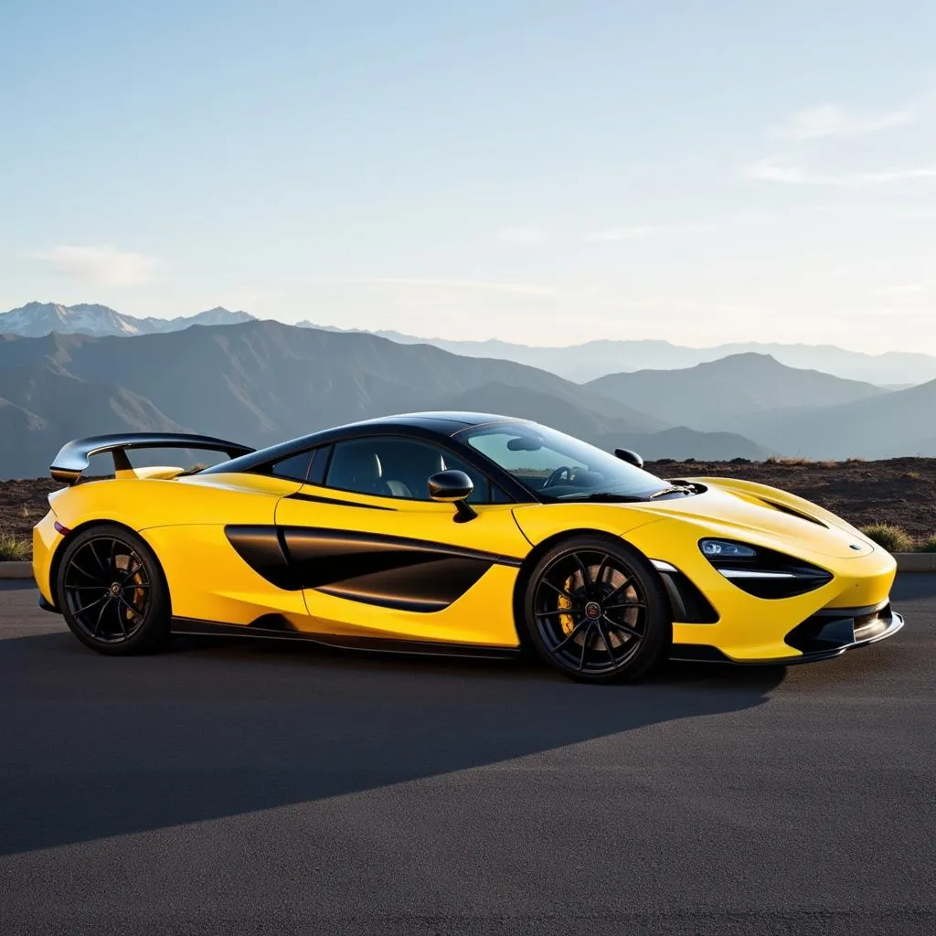 McLaren P1 in striking volcano yellow