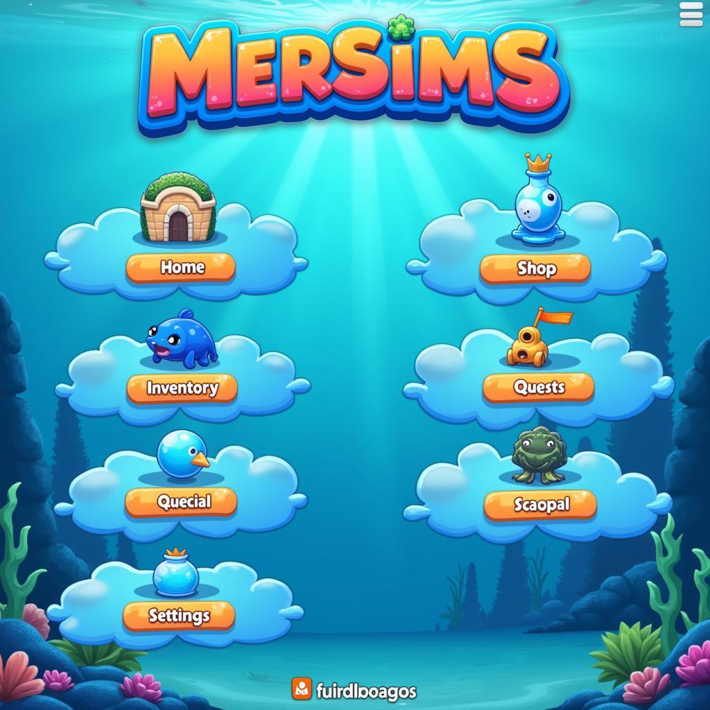 Mersims Menu Layout