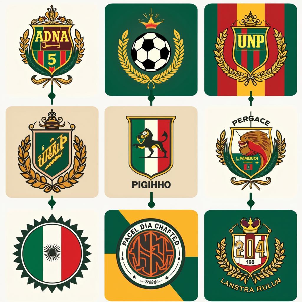 Evolution of Mexican football club logos over time