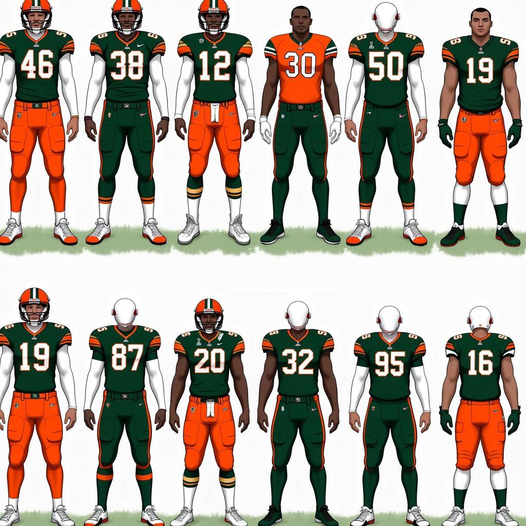 Iconic Miami Hurricanes Uniforms