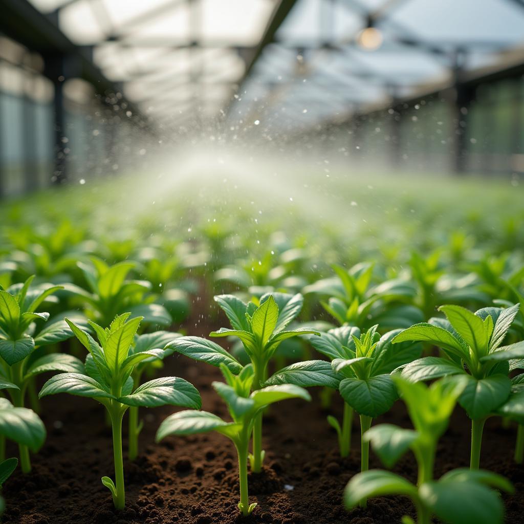 Micro-sprinkler Irrigation in Action