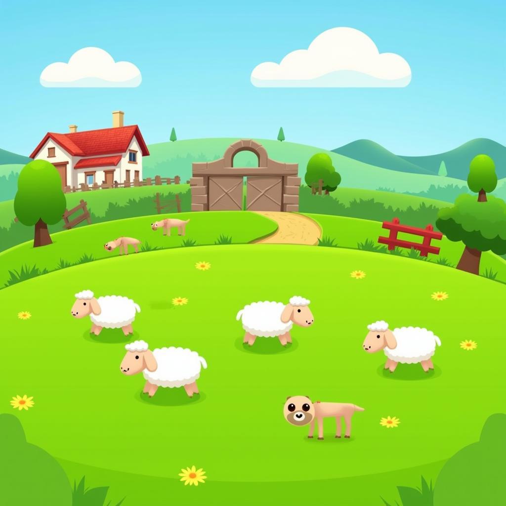 Minisheep Gameplay Screenshot