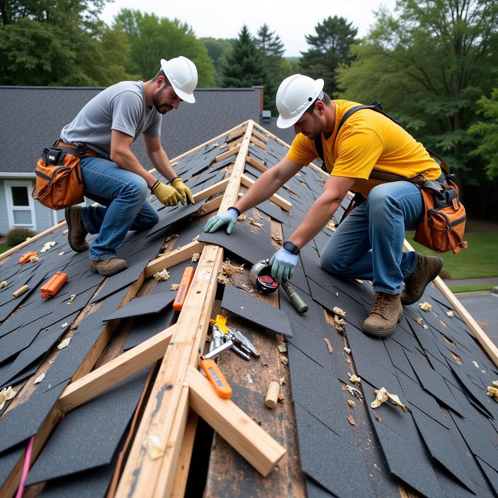 Repairing a Missing Roof