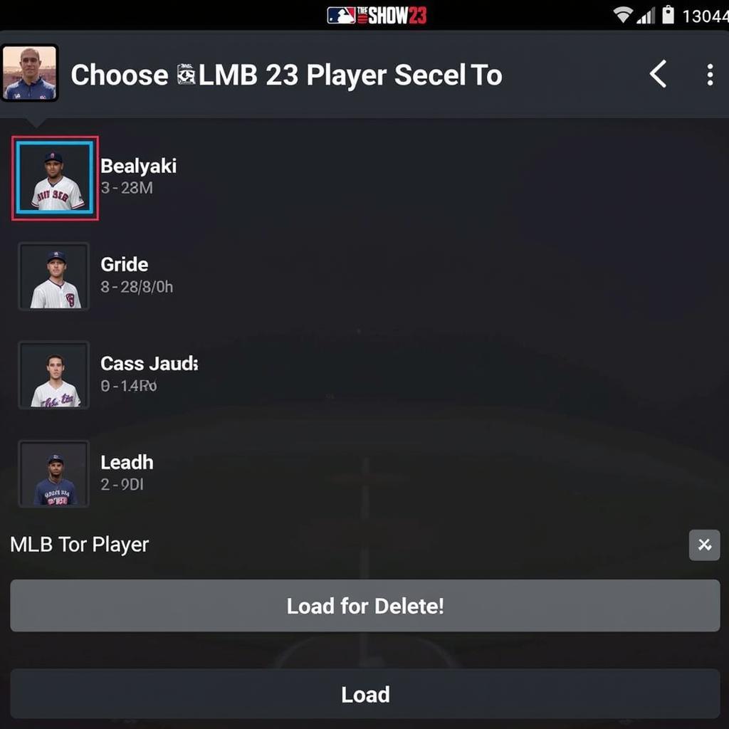 MLB The Show 23 Player Selection