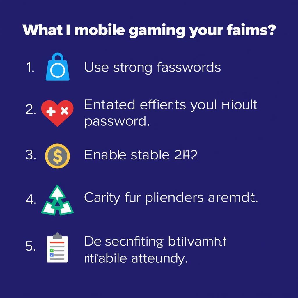 securing your mobile gaming account