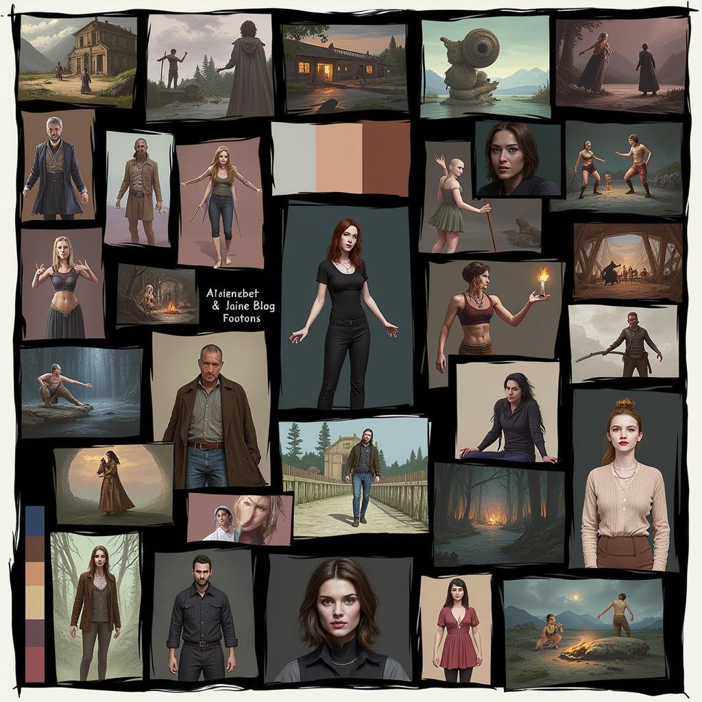 Example of a Game Mood Board