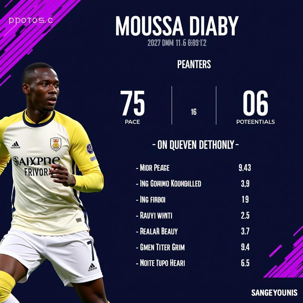 Moussa Diaby FIFA 21 In-Game Stats