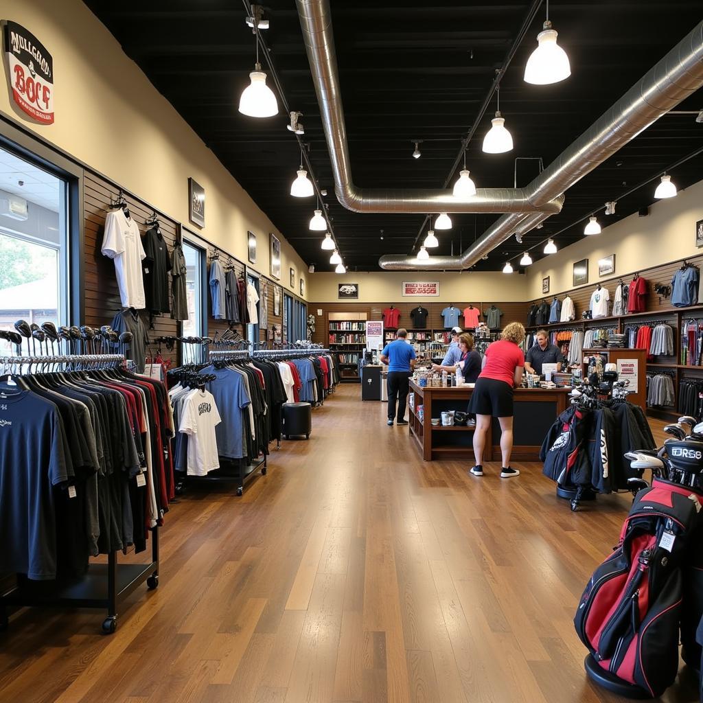 Mulligan Golf Shop Interior