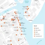Detailed map of Narvik town center