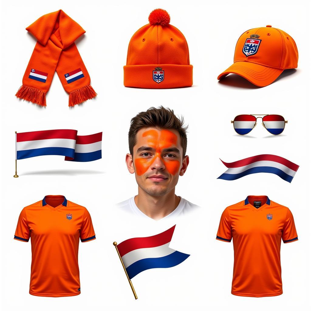 Netherlands National Team Accessories: Scarves, Hats, and Flags