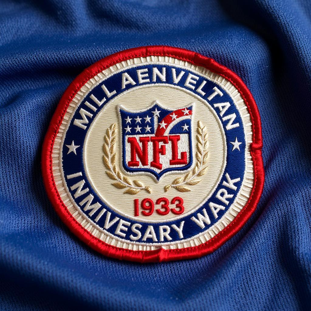 NFL Anniversary Patch