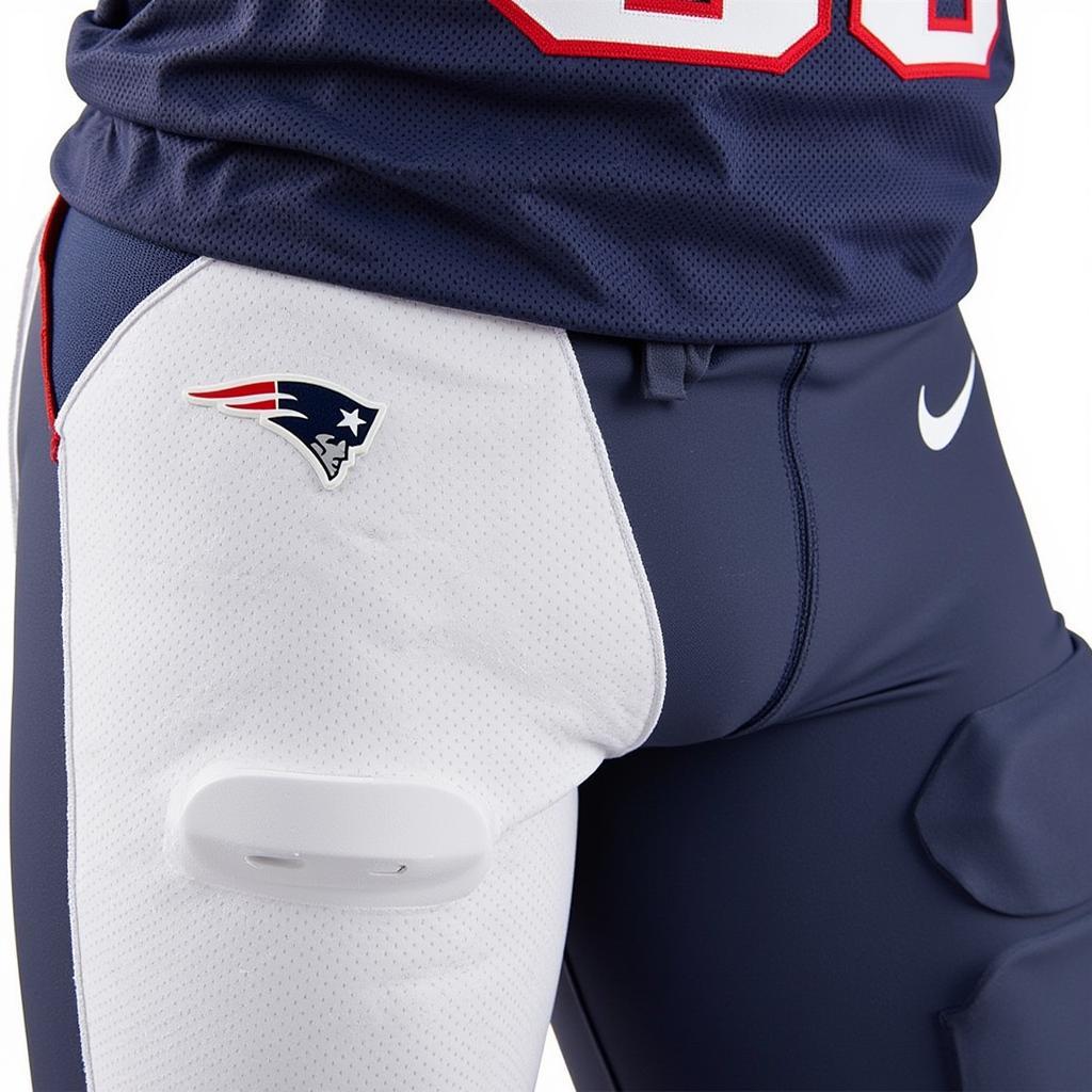 Close-up of NFL Football Pants Details