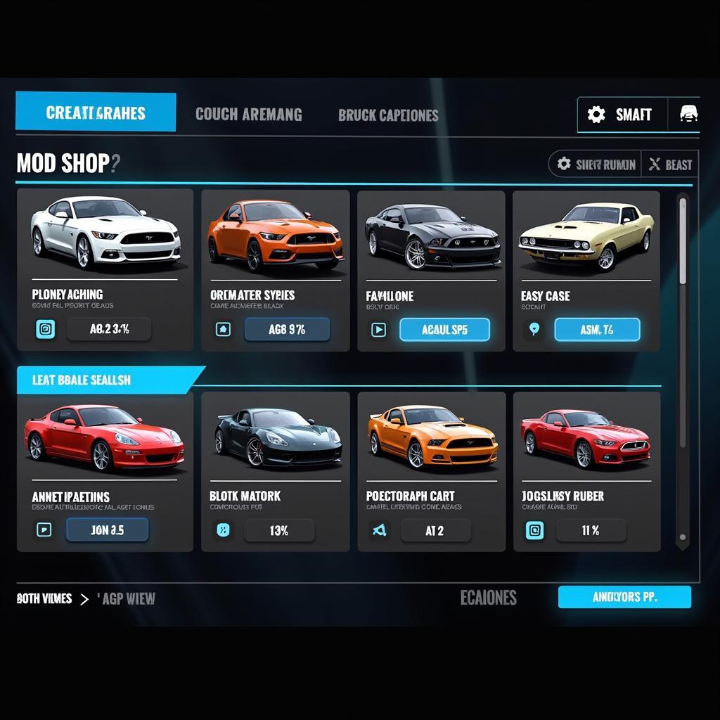 Need for Speed Pro Street Mod Shop