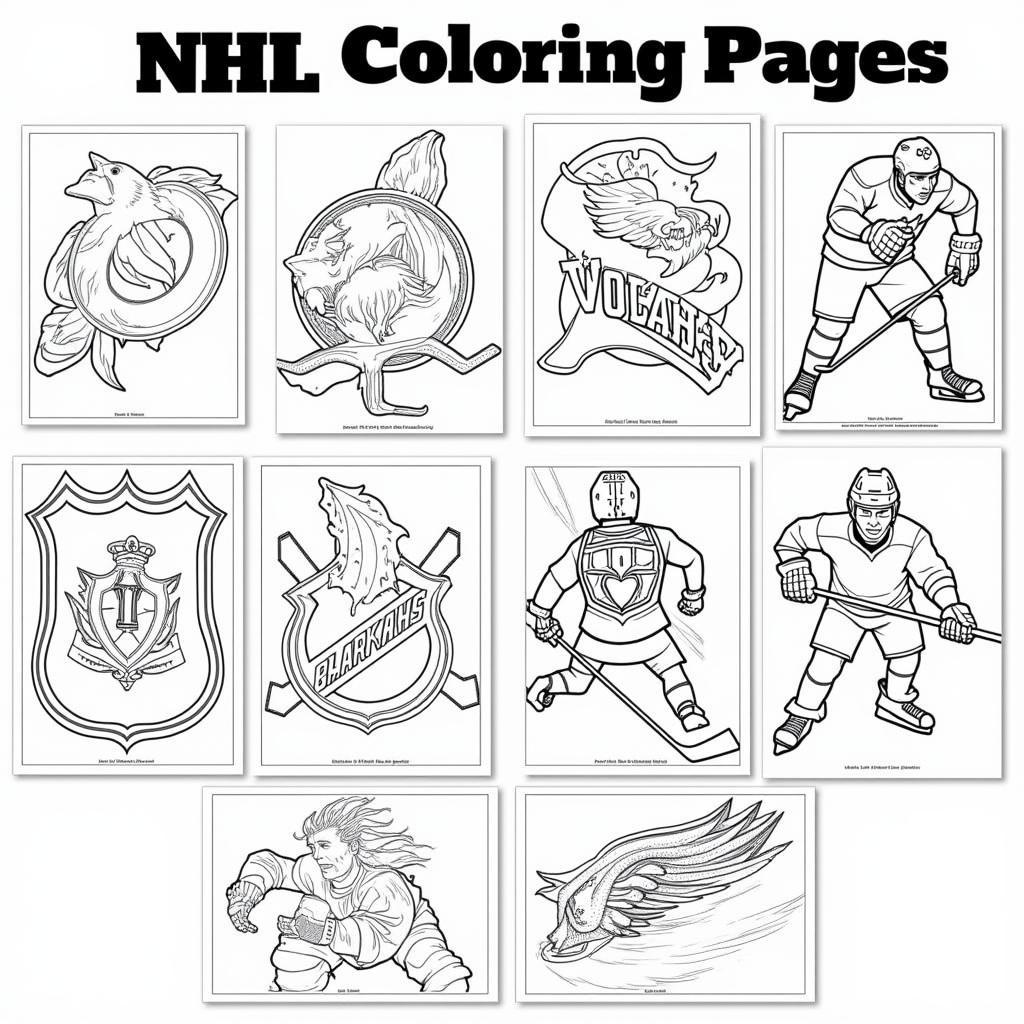 NHL Coloring Pages for All Ages