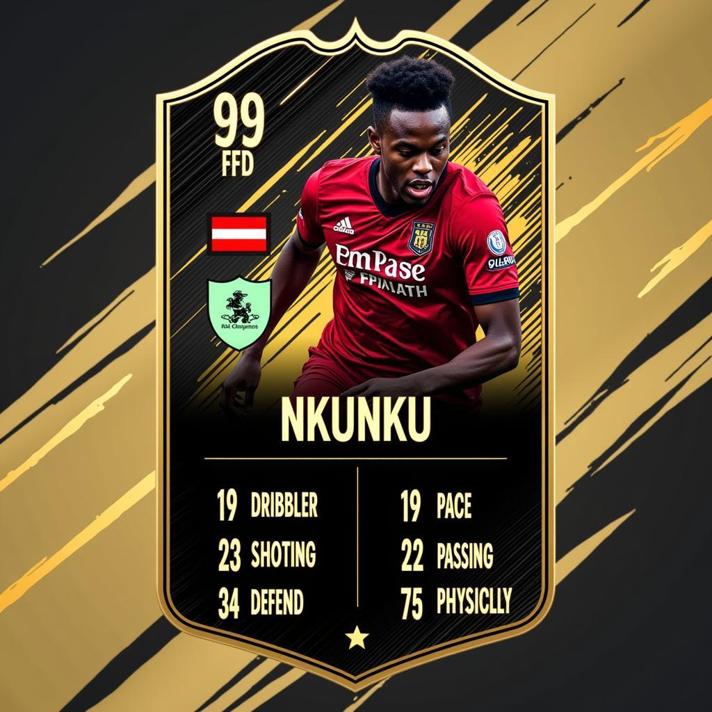 Nkunku's FIFA Ultimate Team Card