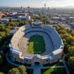 Notre Dame Stadium Aerial View