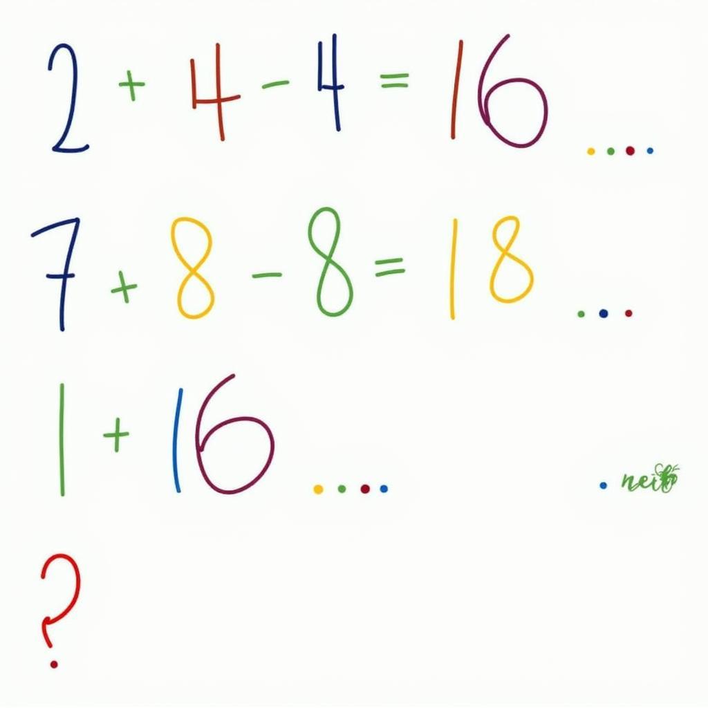 Number Sequence Puzzle Example