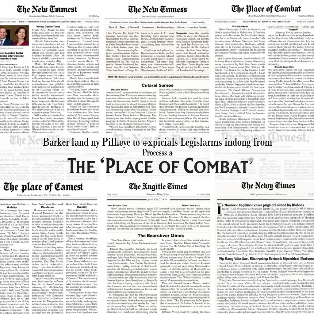 New York Times Political Arena Coverage