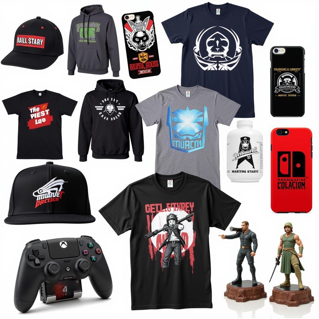 Gamer Sporting a Variety of Official Merch