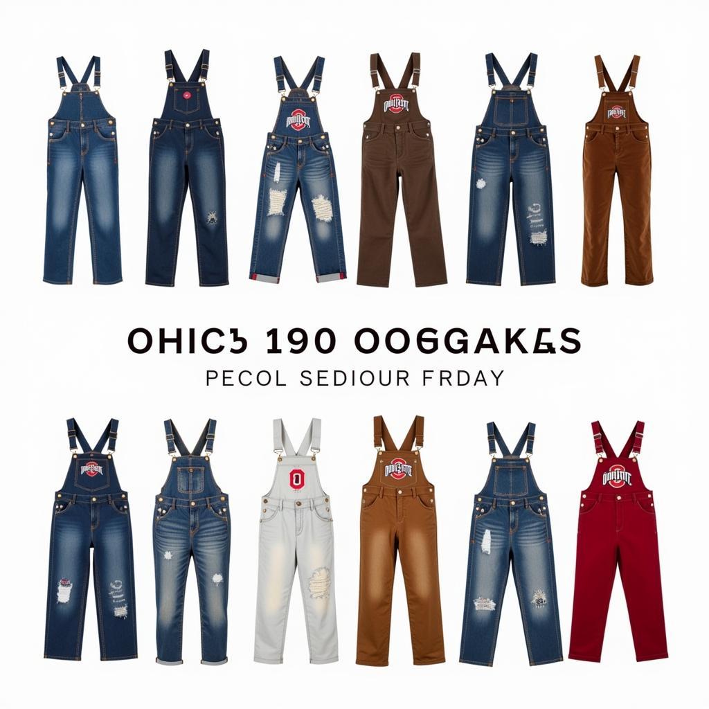 Different Styles of Ohio State Overalls