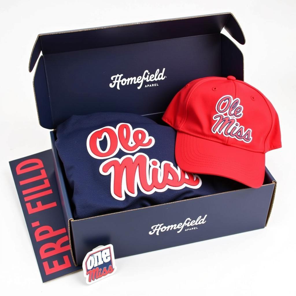 Homefield Apparel Gift Box with Ole Miss Gear