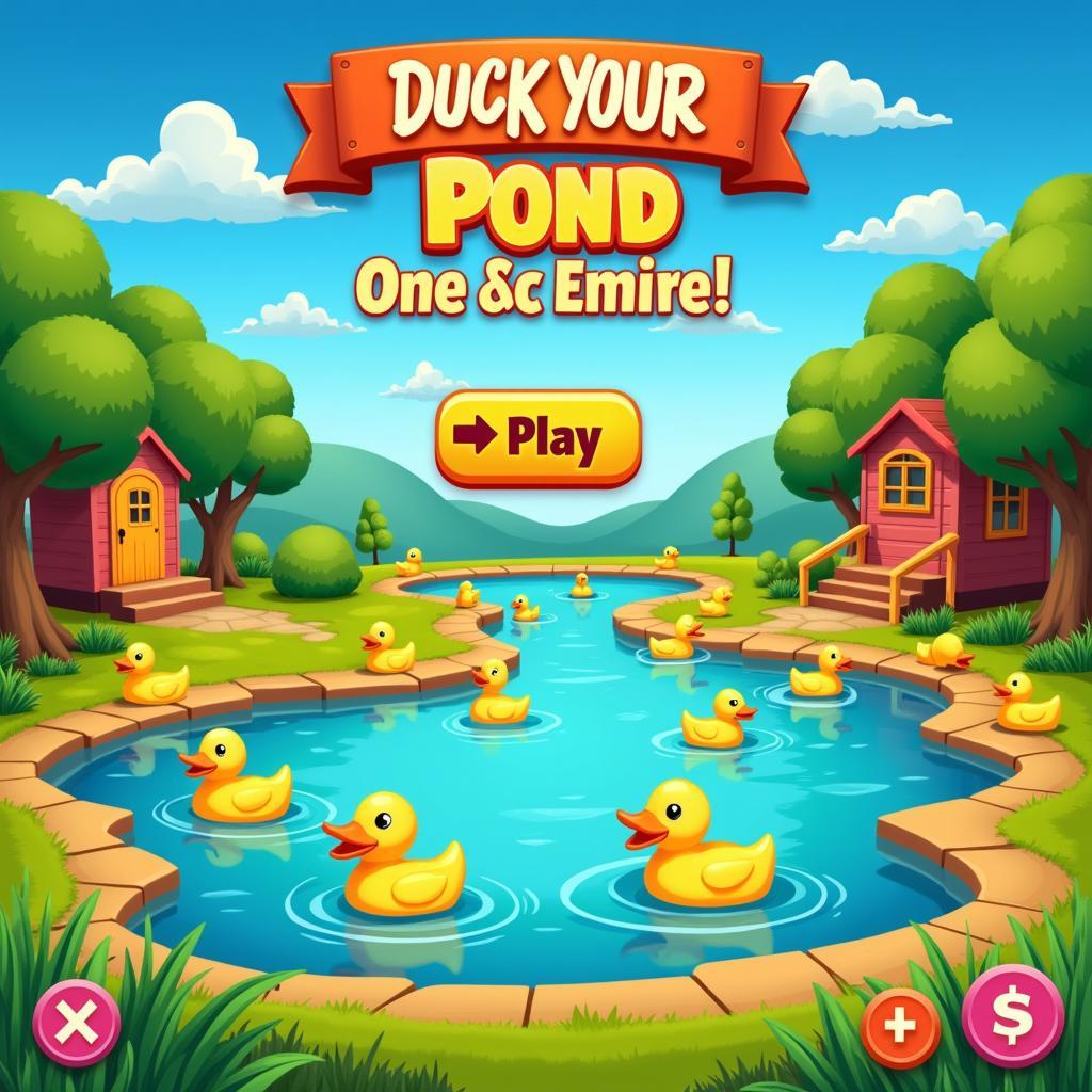 Digital Duck Pond Game Interface