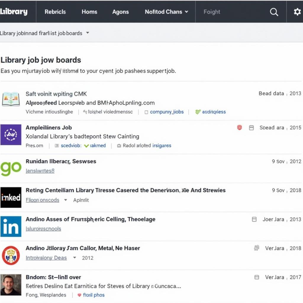 Online Job Boards for Library Positions