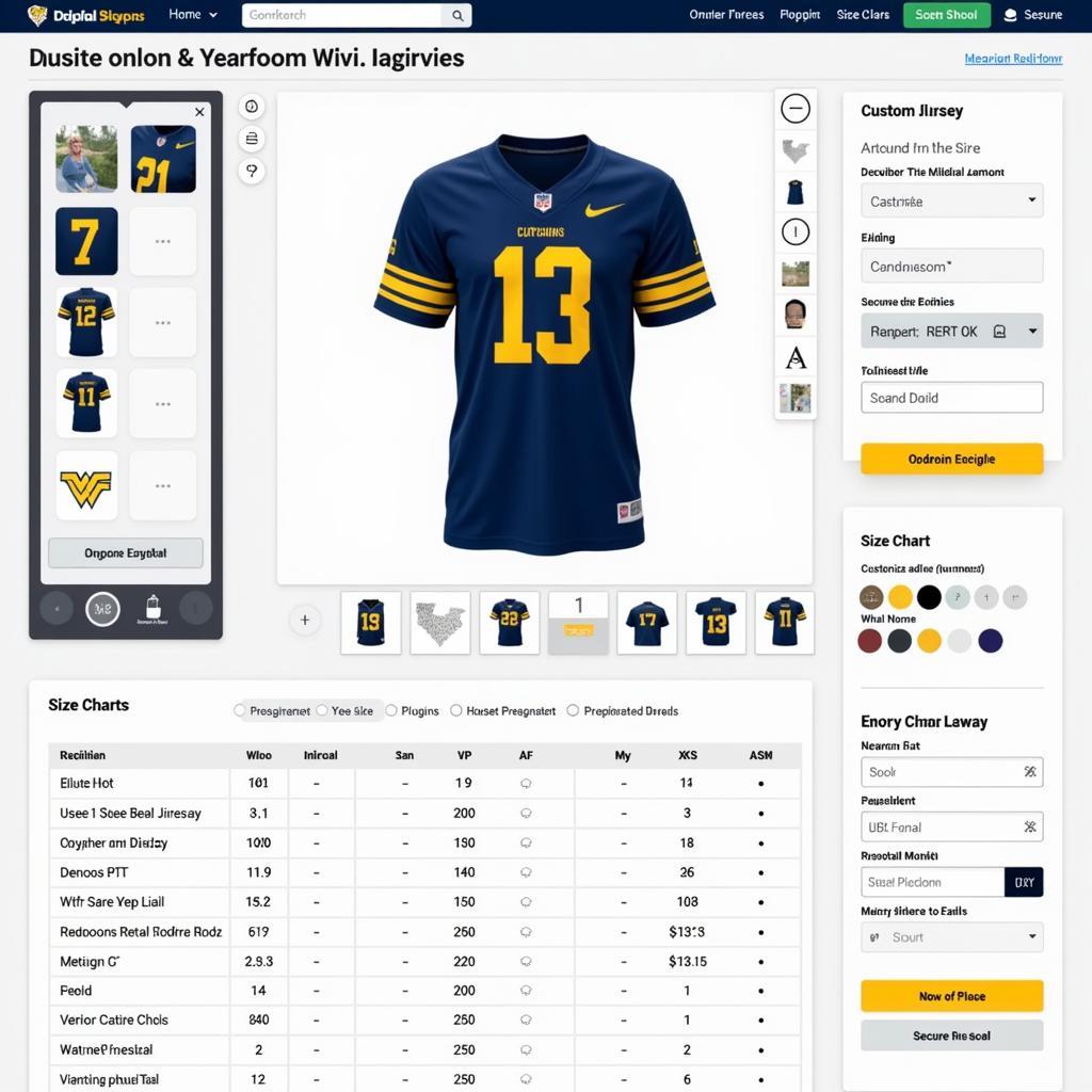 Online Shop for Custom WVU Jerseys 