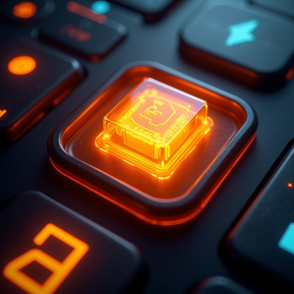 Orange Square Game Icon