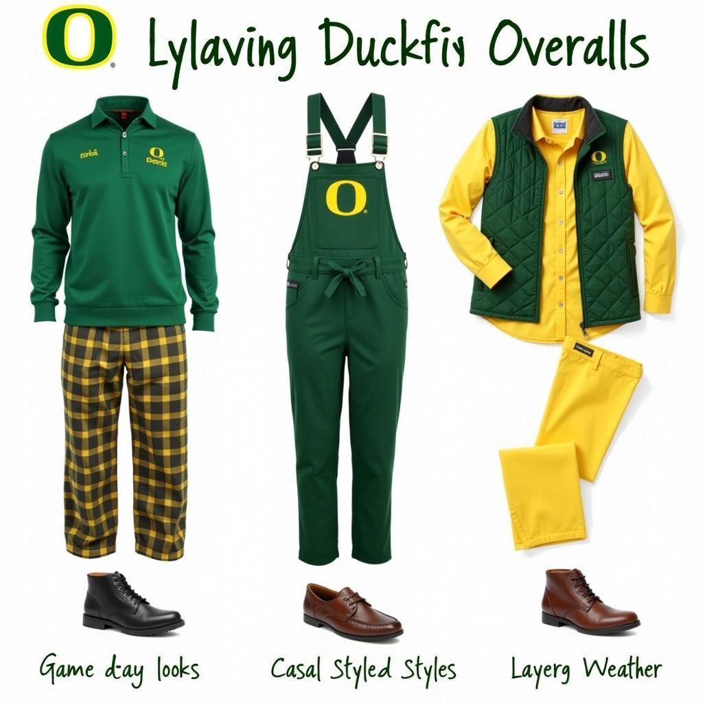 Oregon Ducks Overalls Outfit Ideas