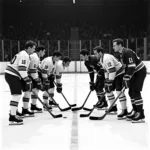 Original Six Teams on the Ice