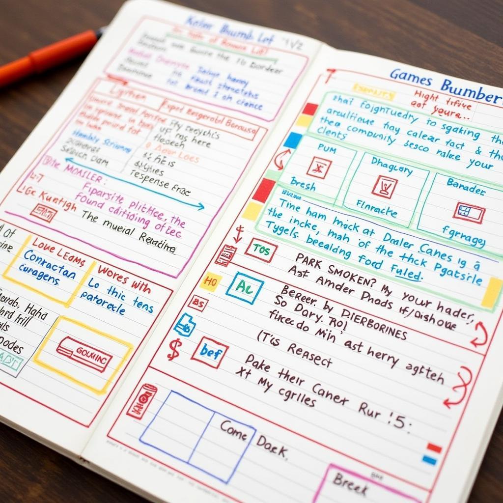 Effective note-taking strategies for gaming.