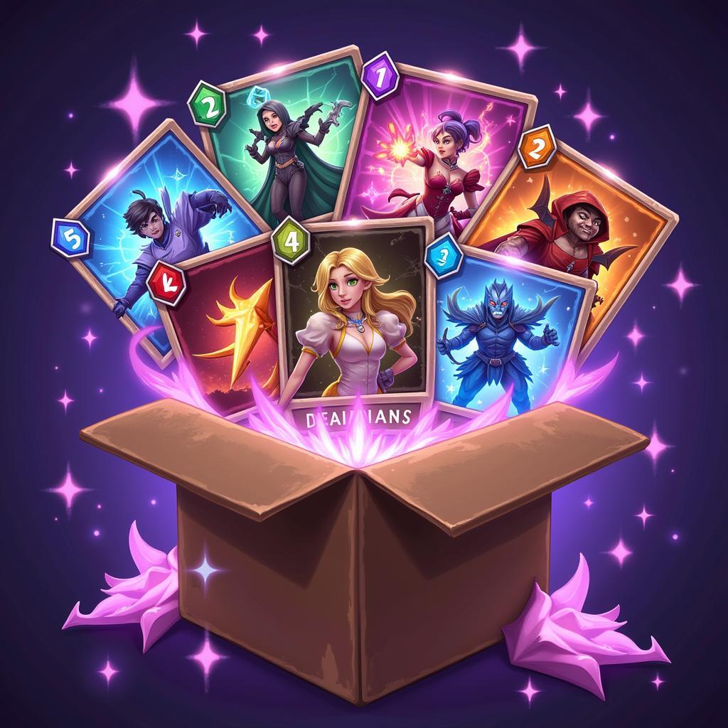 Pack Splash in Digital Card Game