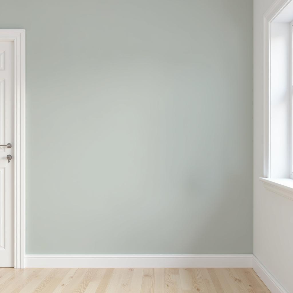 A Perfectly Painted Wall with Rounded Corners