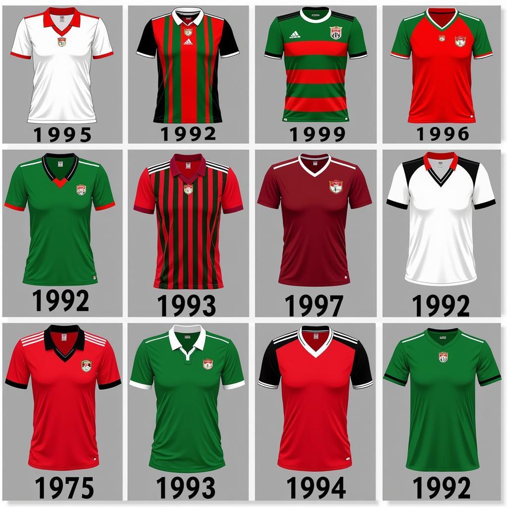 Evolution of the Palestine Football Kit