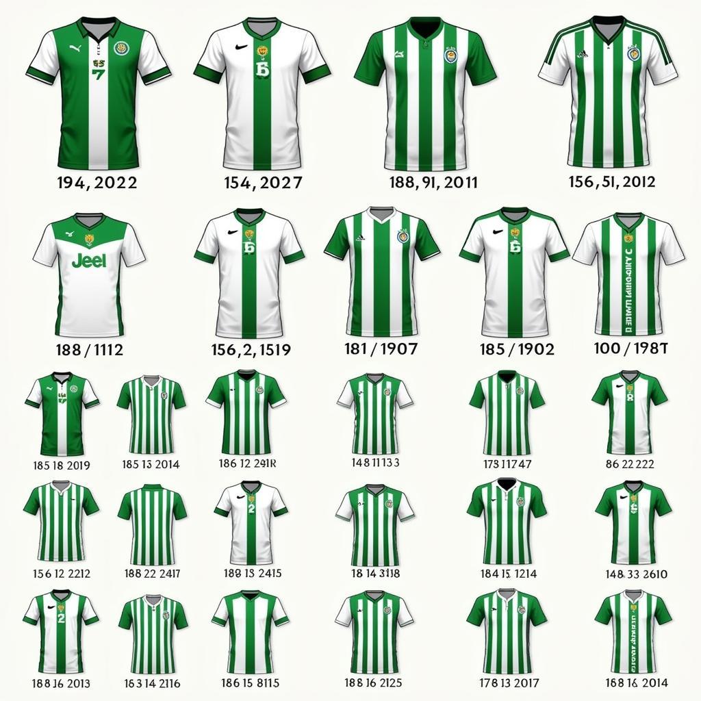 Timeline of Panathinaikos F.C. jerseys