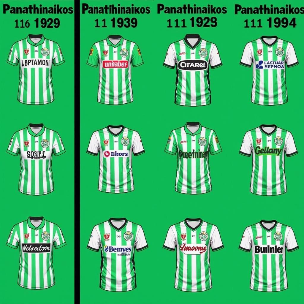 Evolution of the Panathinaikos Jersey Through the Decades