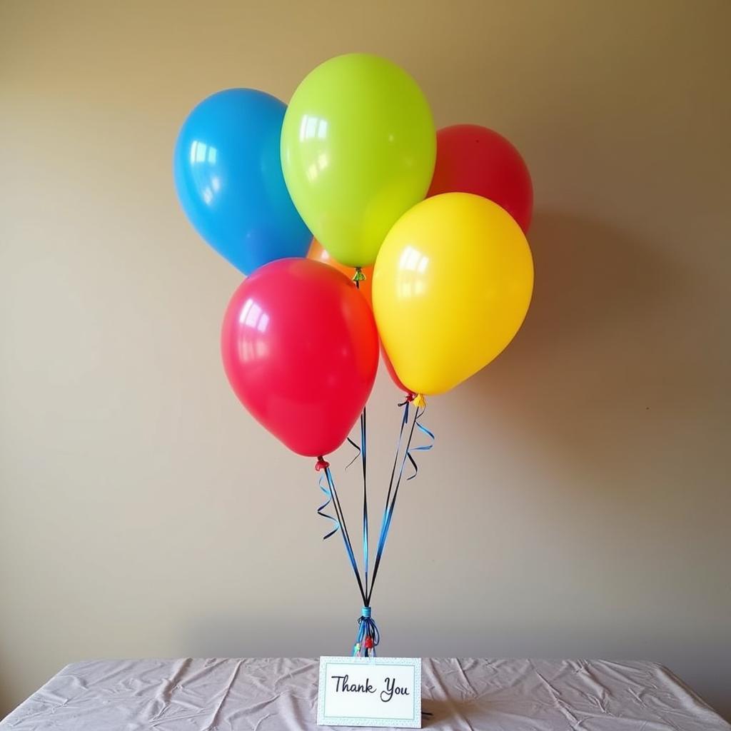 Party Favors with Balloons