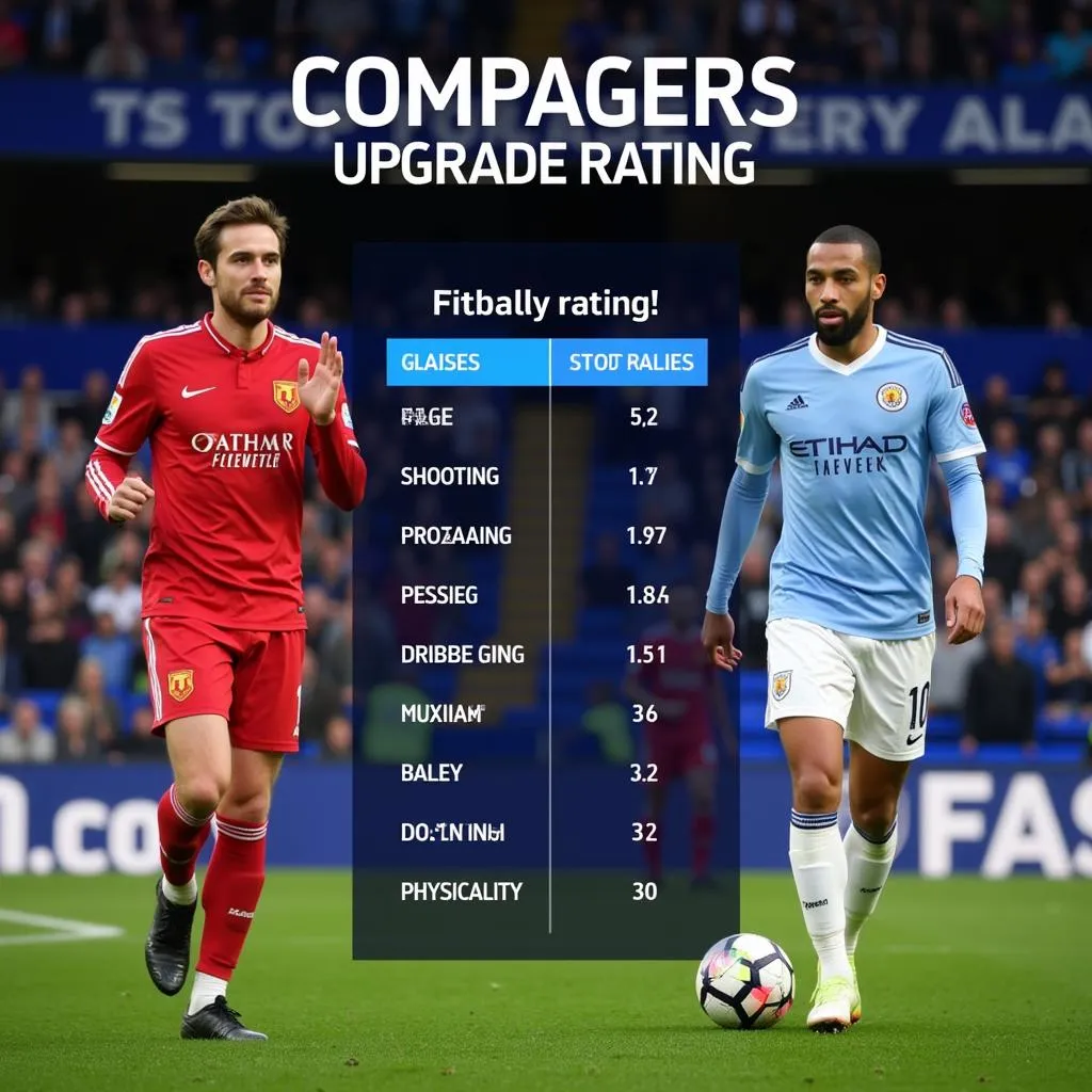 Path to Glory Player Ratings Comparison