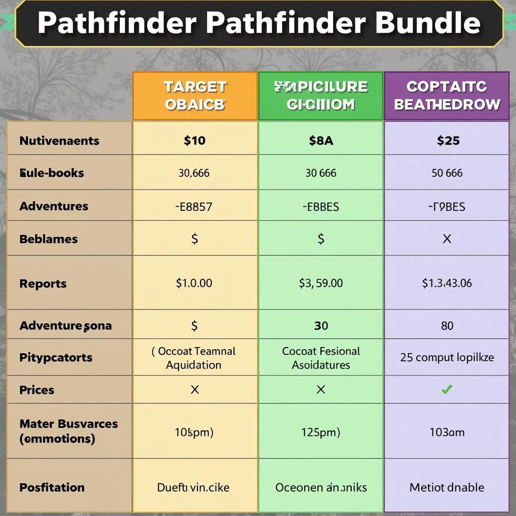 Comparing different Pathfinder bundles