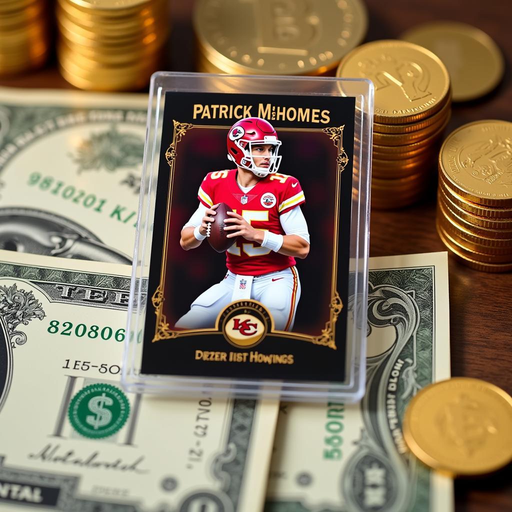 Patrick Mahomes rookie card as an investment opportunity