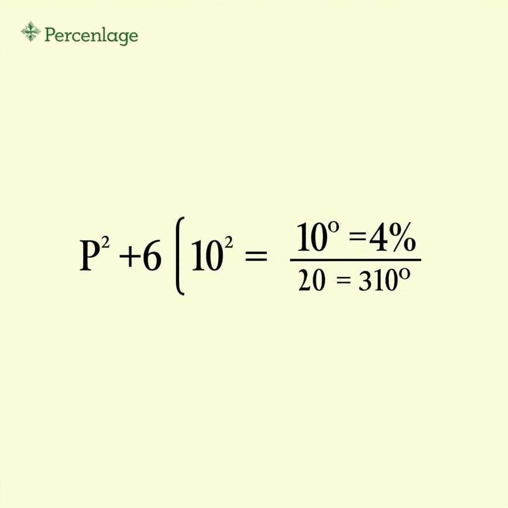 Percentage Formula