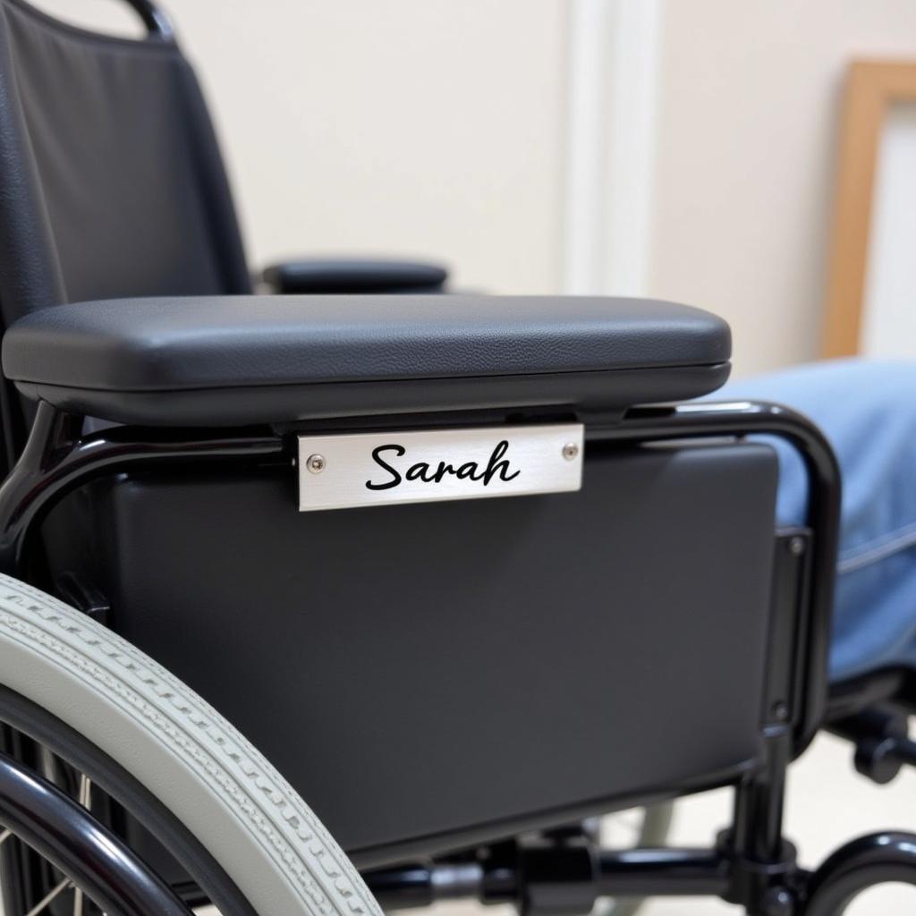 ideas for personalized wheelchair tag