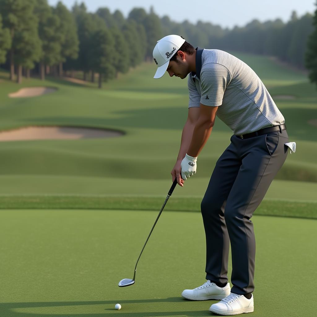 PGA Tour 2K23 Close-Up Golf Swing