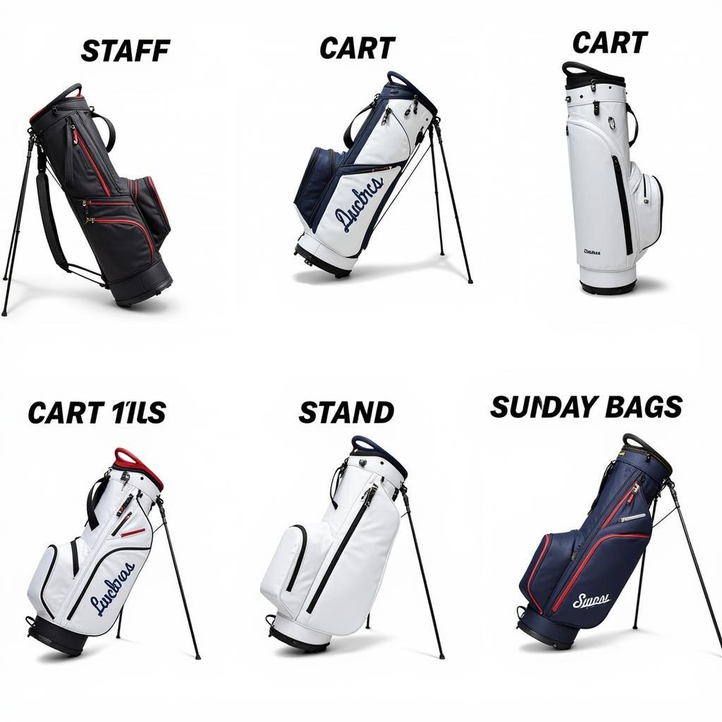 Different Styles of PGA Tour Golf Bags